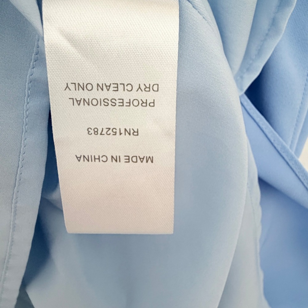Anna Cate‎ Eva Light Blue V-Neck Caftan Shift Dress Small Coastal Easter Spring - Picture 7 of 8